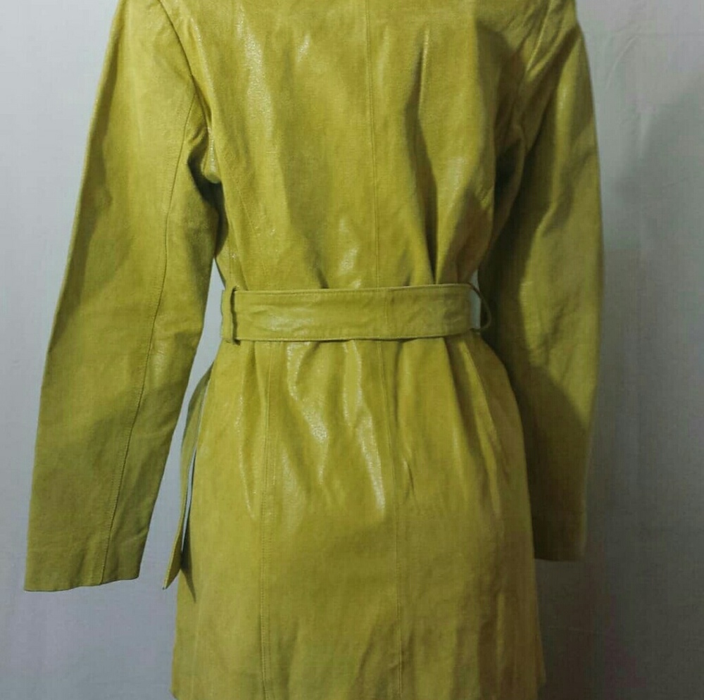 Kenar Micro-Leather Scales Coat-Size 4 - Picture 7 of 8